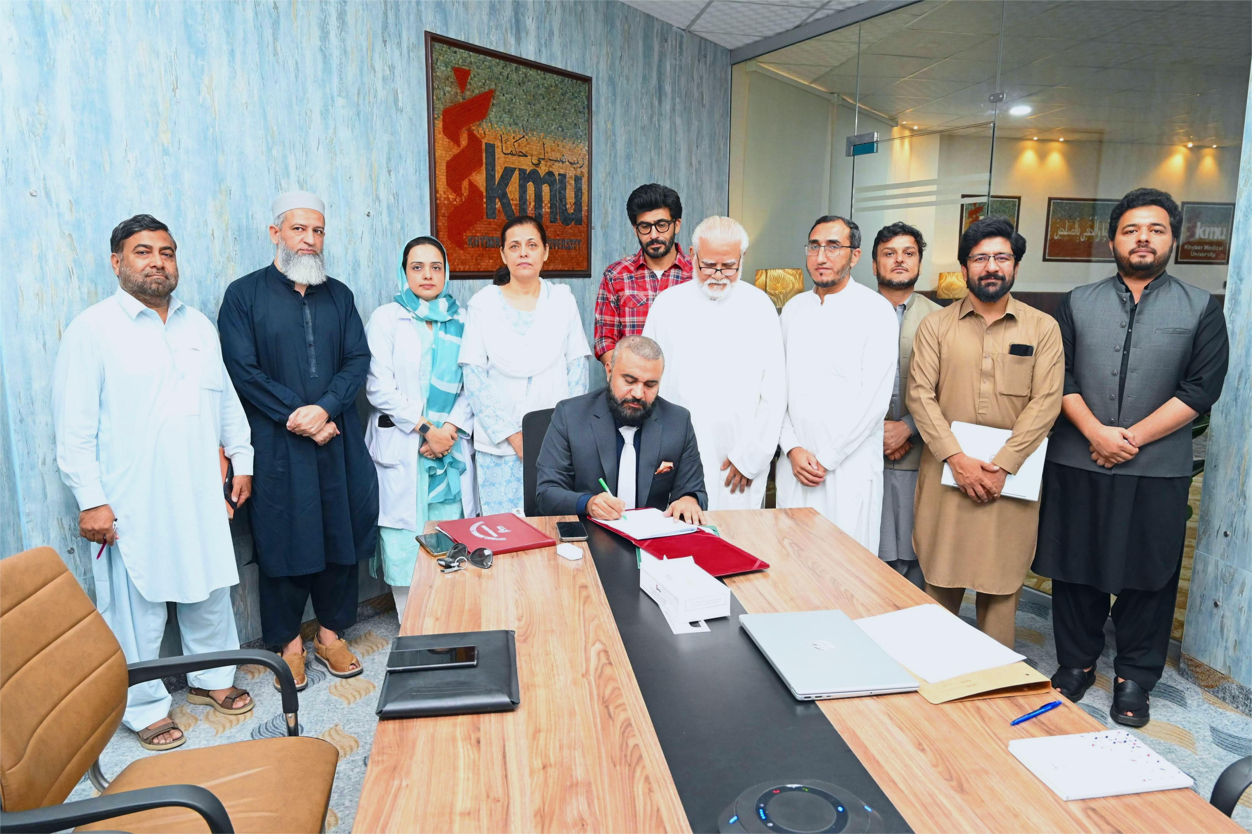 KMU and PalMed Academy Sign MoU to Boost Health Education & Research for Palestinian Students