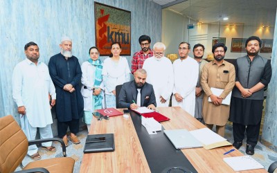 KMU and PalMed Academy Sign MoU to Boost Health Education & Research for Palestinian Students