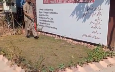 Dengue Spray Mission at KMU – IHS Islamabad
